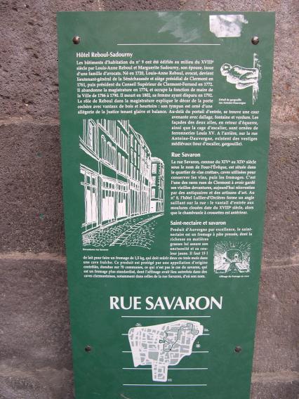  panneau touristique: Hôtel Reboul-Sadourny